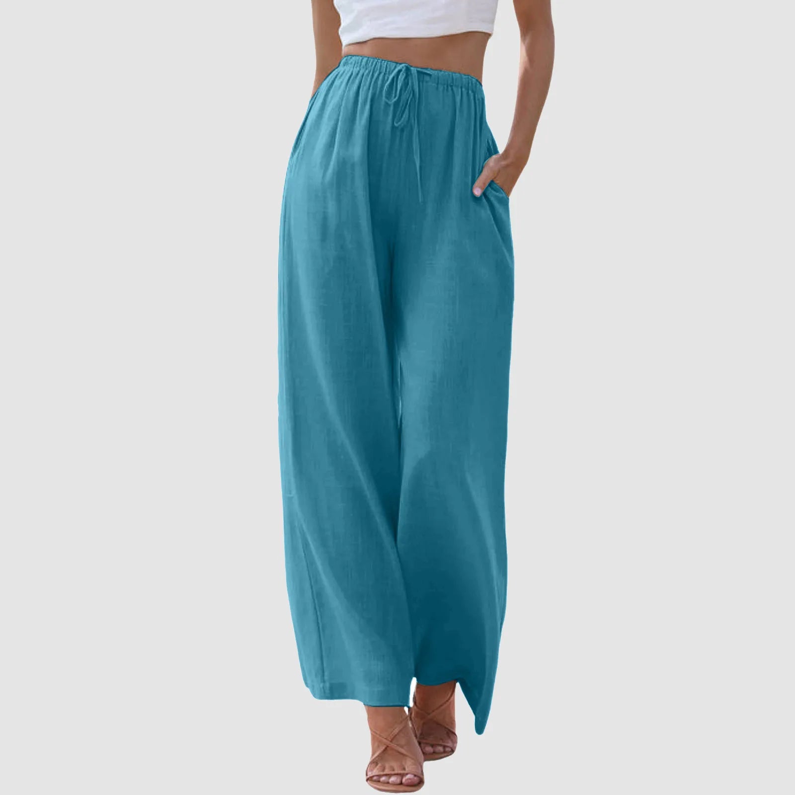 Lorel | Pantalones cómodos de pierna ancha y cintura alta.
