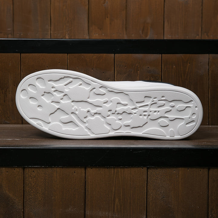 Techno - Bianche Sneaker in Pelle Donna Look Pulito