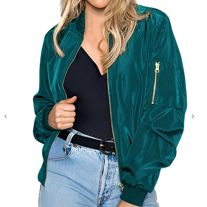 Shirlee - Lässige Bomberjacke im Retro-Stil für Damen