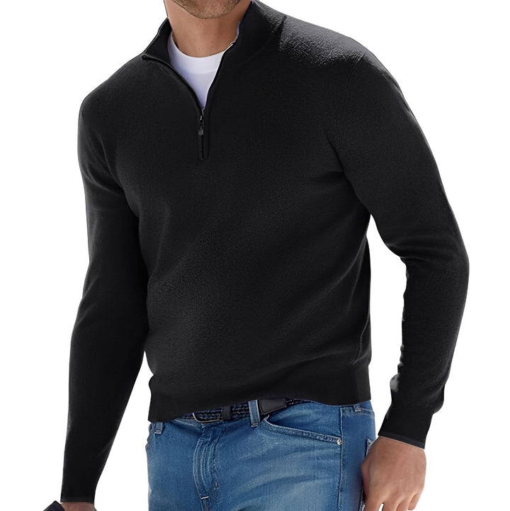 Eliott - Maglione in cashmere con zip per uomo