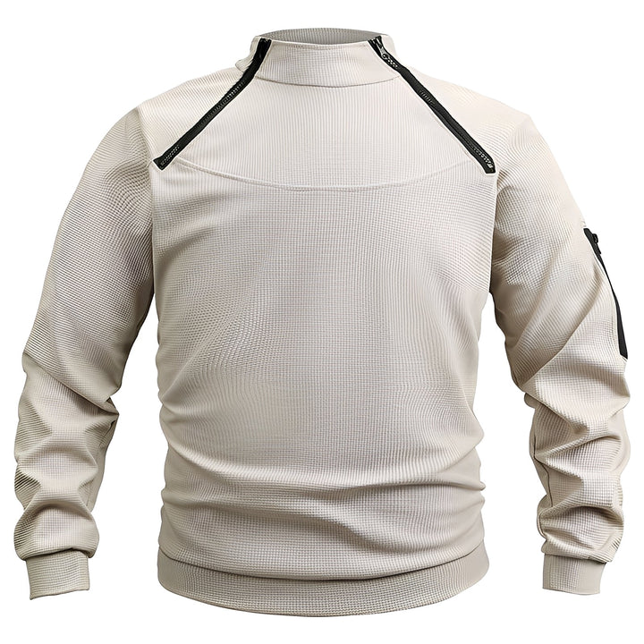 Wilbur - Pile sportivo con zip per uomo