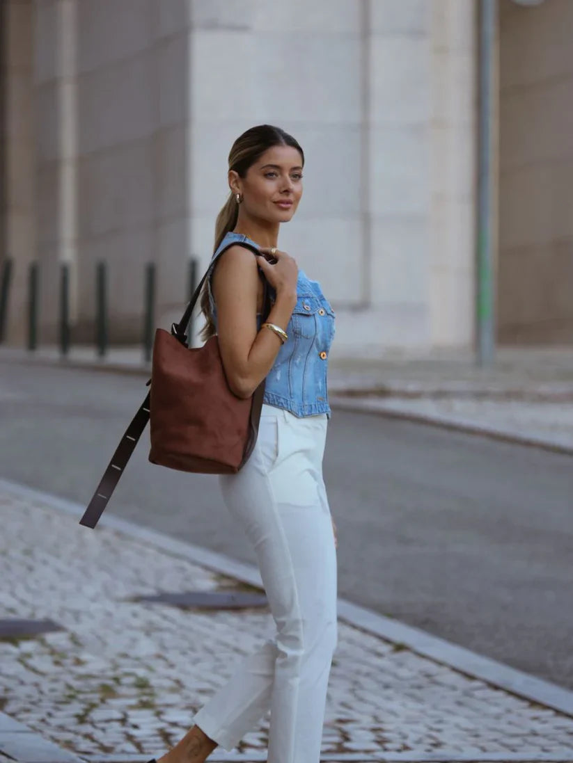 Brigatte™ | Borsa Soho in Pelle Scamosciata