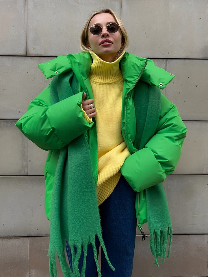 Loreen - Calda, padded, liberamente seduta giacca per donne