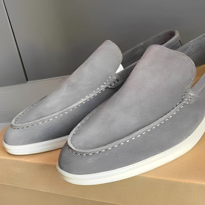 Dominick - Mocassini in pelle scamosciata per uomo