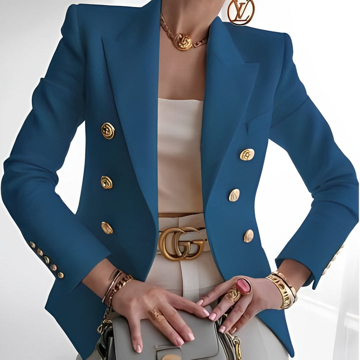 Shelley - Blazer casual con bottoni per donne