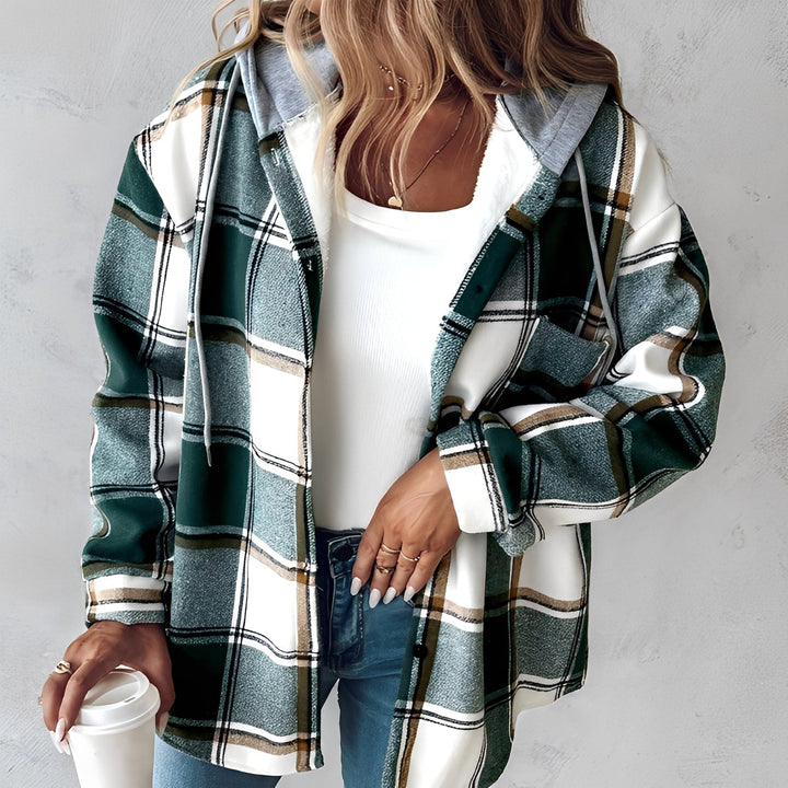 Briana - Giacca con cappuccio casuale e calda per donne