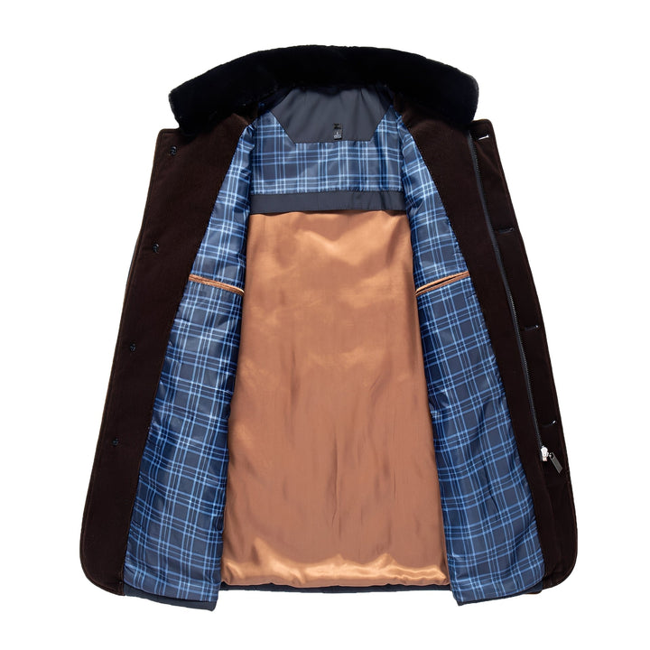 Rodney – Elegante giacca imbottita con bottoni per uomini