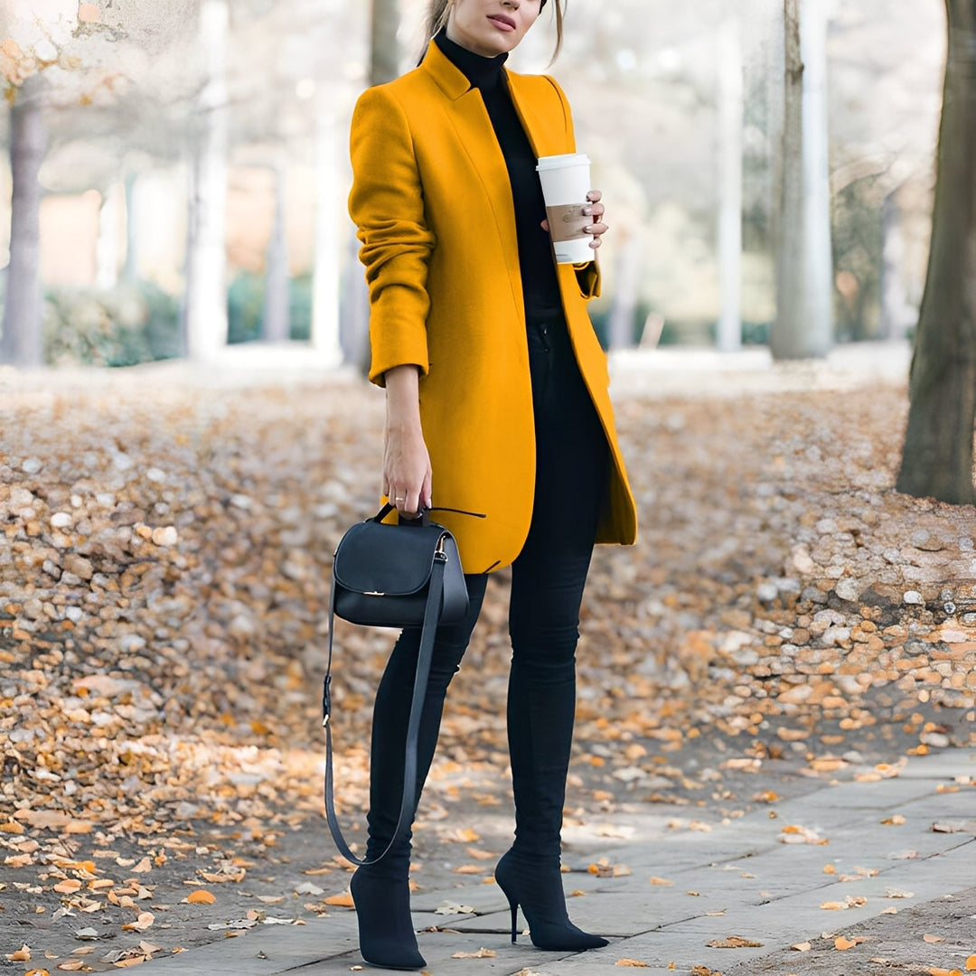 Jazmin - Blazer di lana colorato e casual per donne