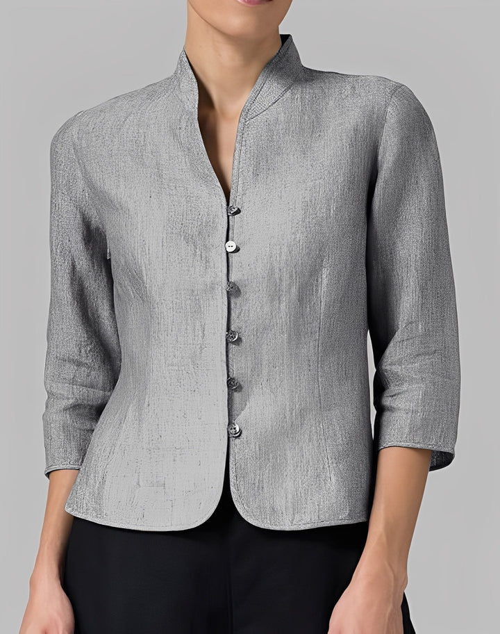 Lolicia - Blusa casual con maniche a tre quarti per donne