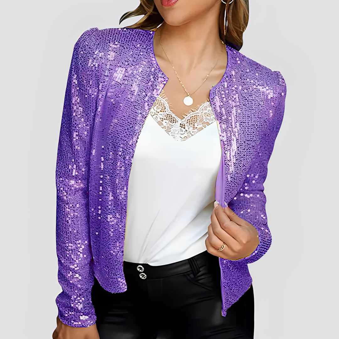 Shannen - Elegante Blazer con Glitter per Donne