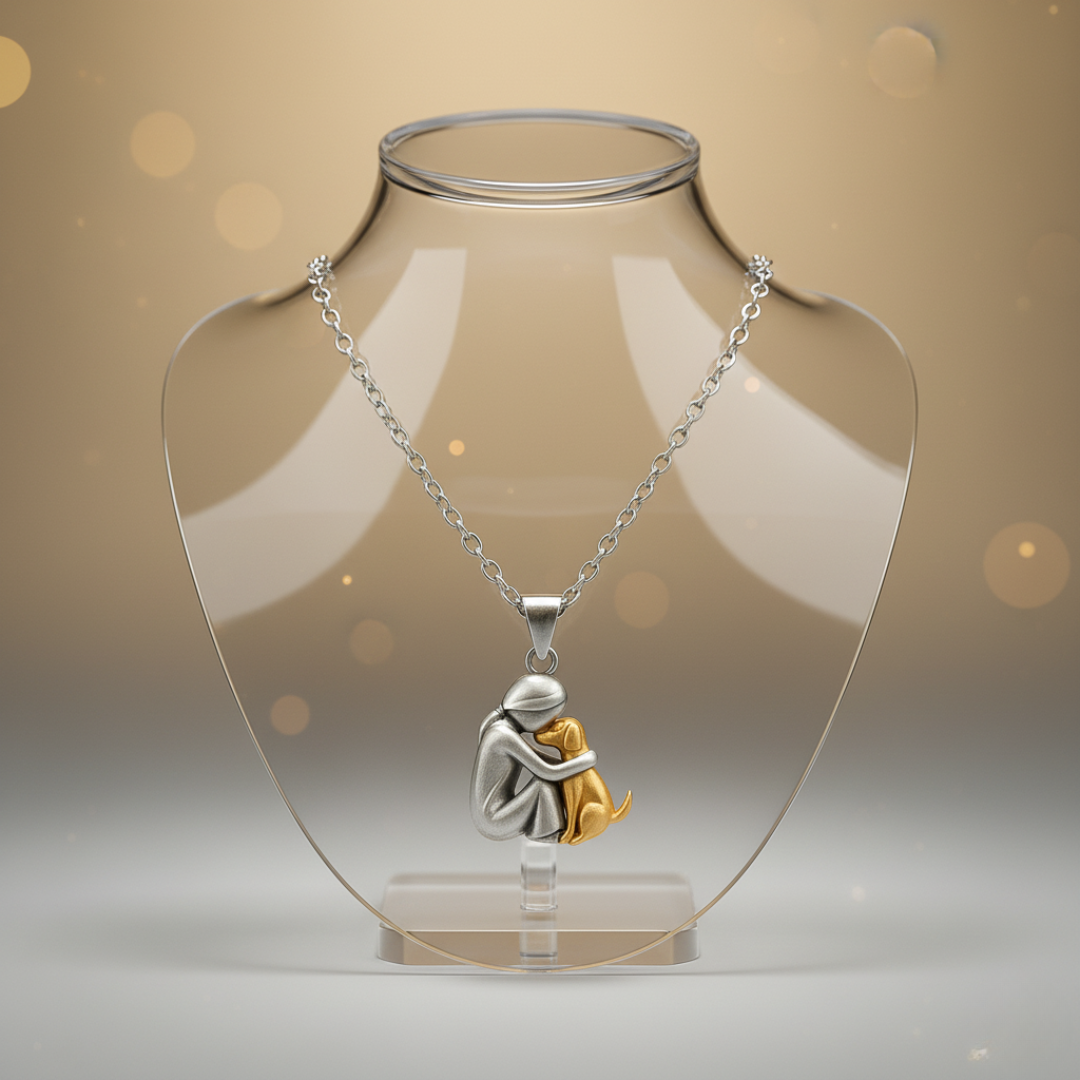 Elisa - Collana con ciondolo a forma di cane
