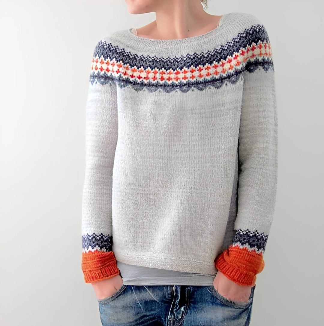 Maryann - Elegante Maglione Retrò per Donne