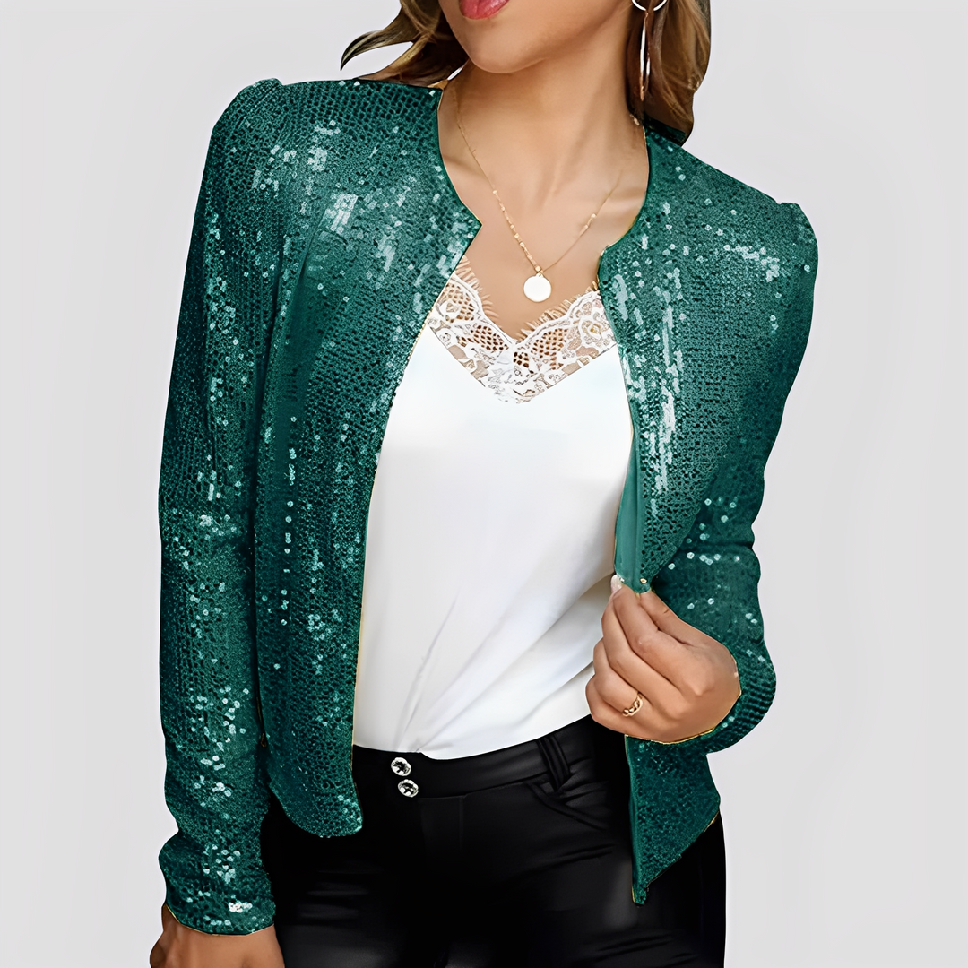 Shannen - Elegante Blazer con Glitter per Donne