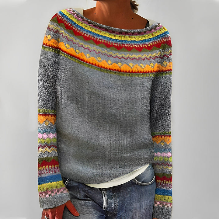 Maryann - Elegante Maglione Retrò per Donne