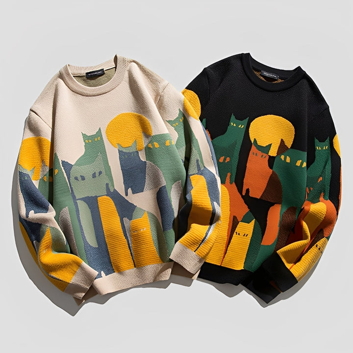 Davin - Elegante Maglione con Stampa per Uomo