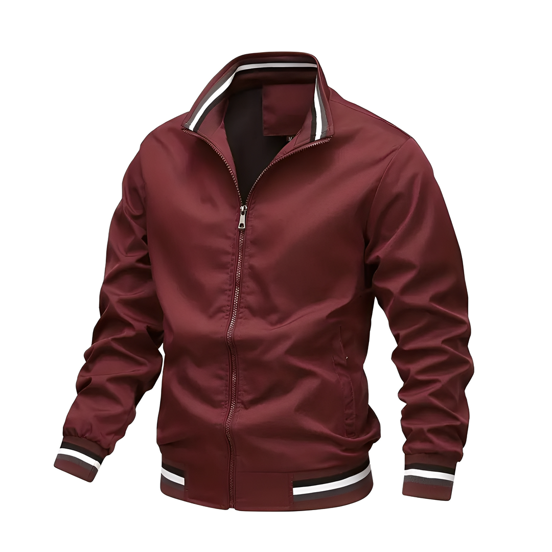 Jeremy - Giacca bomber casual con strisce per uomo