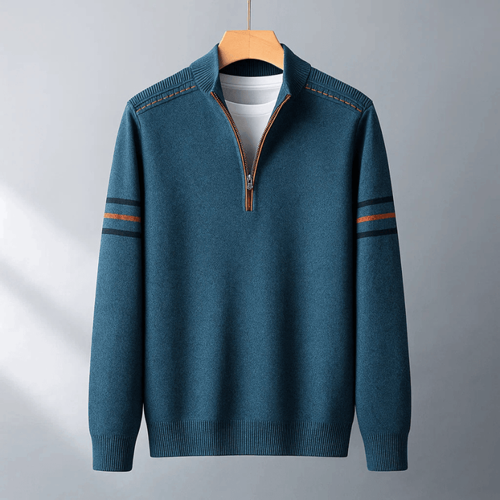 Elijah | Maglione Moderno a Mezzo Zip