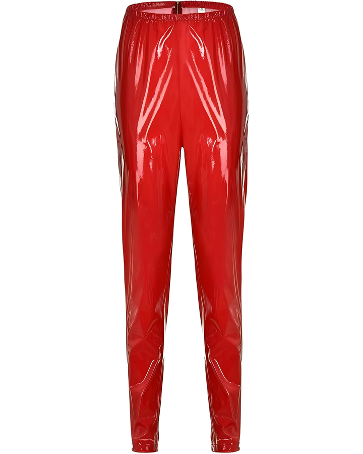 Odette - Pantaloni attillati a vita alta casual per donne