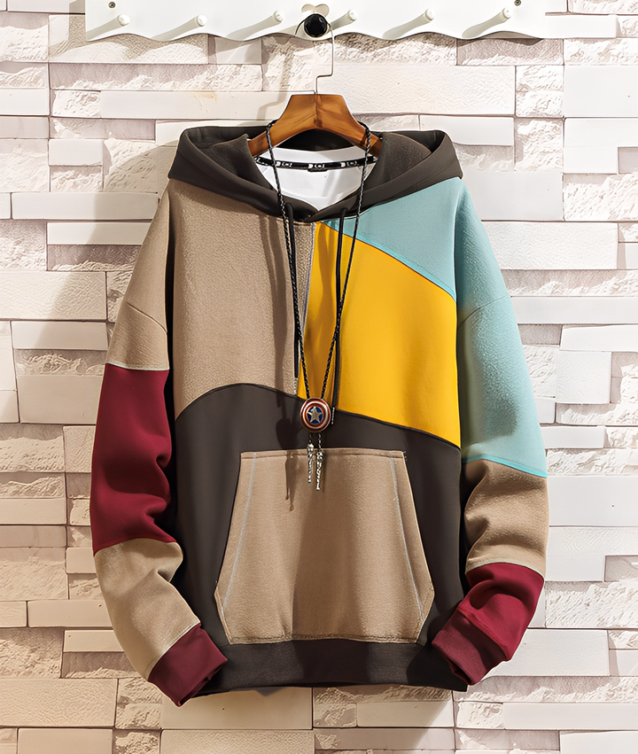 Stephen - Colorato, comodo hoodie per uomini