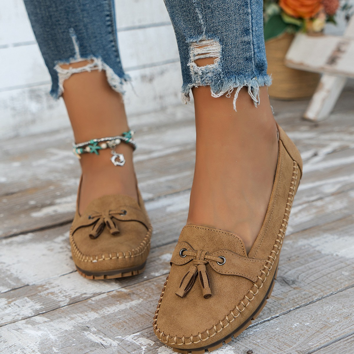 Emilee - Retro-Mocassini Piatte per Donne