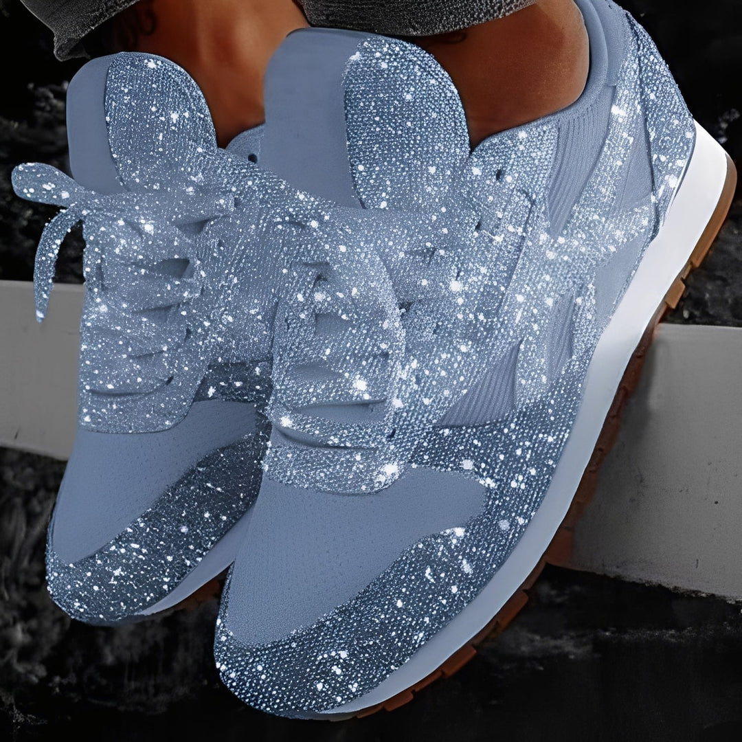 Kaycee - Sneaker Muffin casual luccicanti per donne