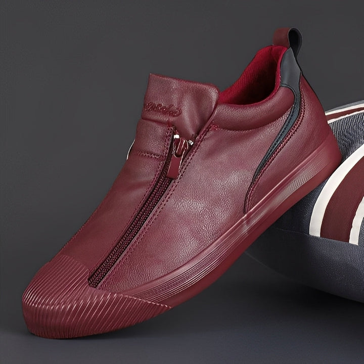 Jerred - Moderni Scarpe in Pelle con Zip per Uomo
