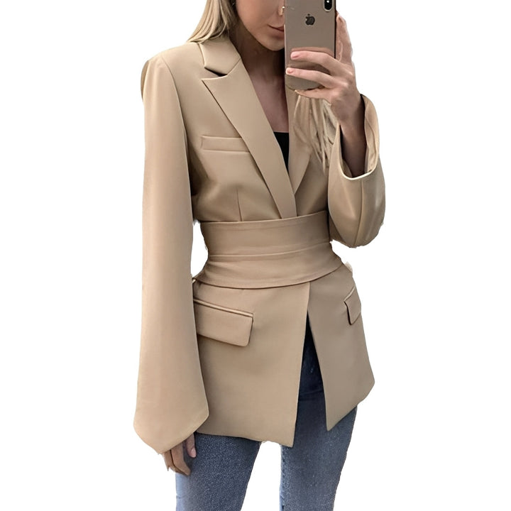 Malvina - Casula Blazer con cintura per donne