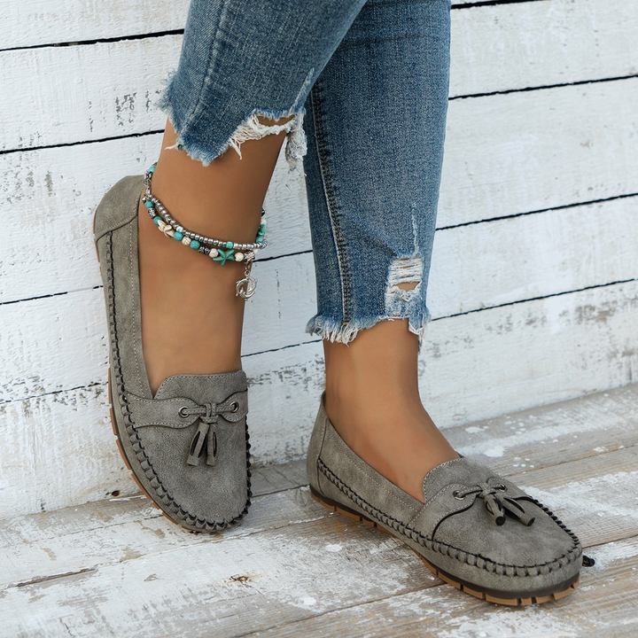 Emilee - Retro-Mocassini Piatte per Donne