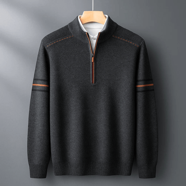 Elijah | Maglione Moderno a Mezzo Zip