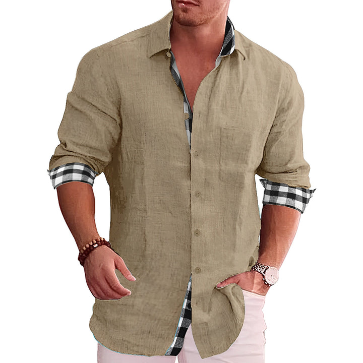 Elwood - Camicia Elegante a Maniche Lunghe per Uomo