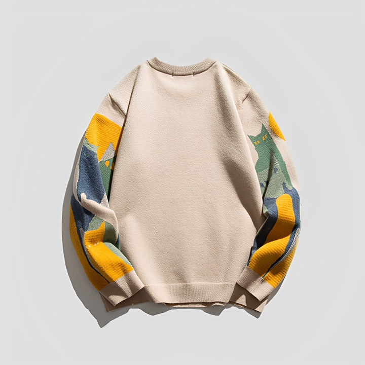 Davin - Elegante Maglione con Stampa per Uomo