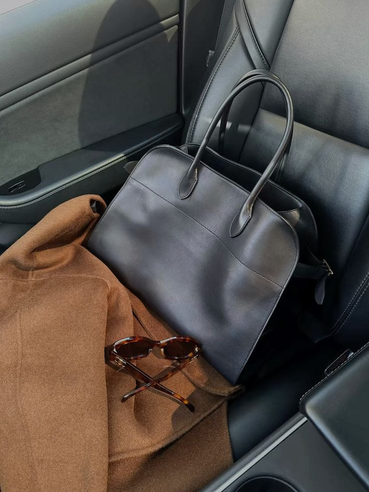 Monica™ | Borsa in Pelle Scamosciata Elegante