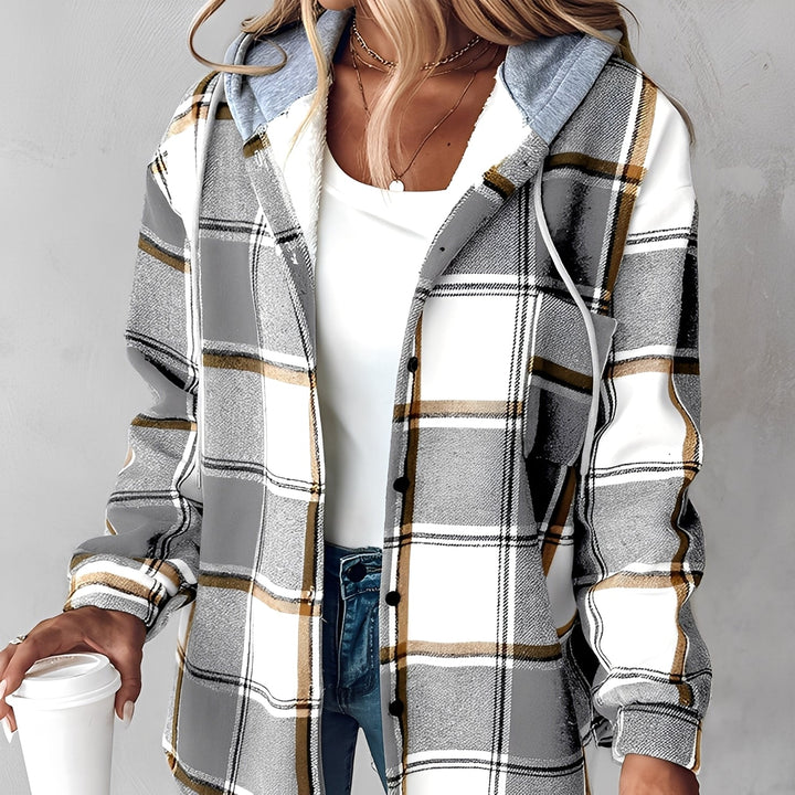 Briana - Giacca con cappuccio casuale e calda per donne