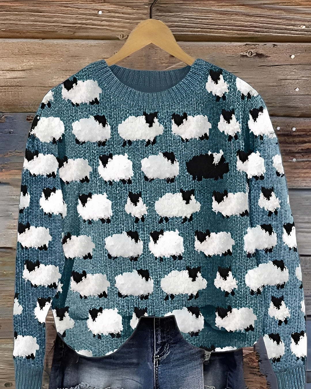 Shannah - Comodo maglione a maglia con stampa elegante per donne