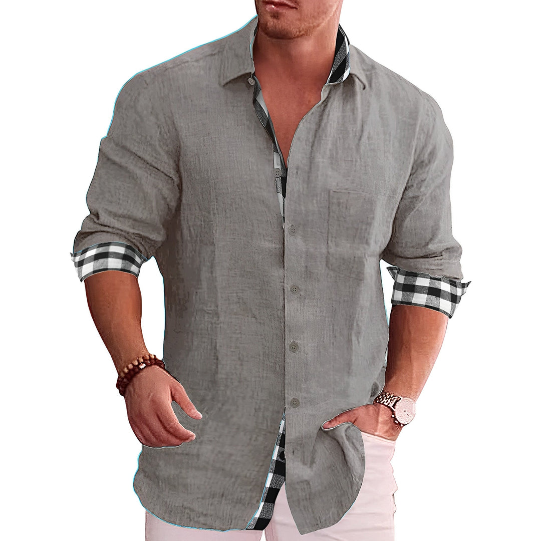 Elwood - Camicia Elegante a Maniche Lunghe per Uomo