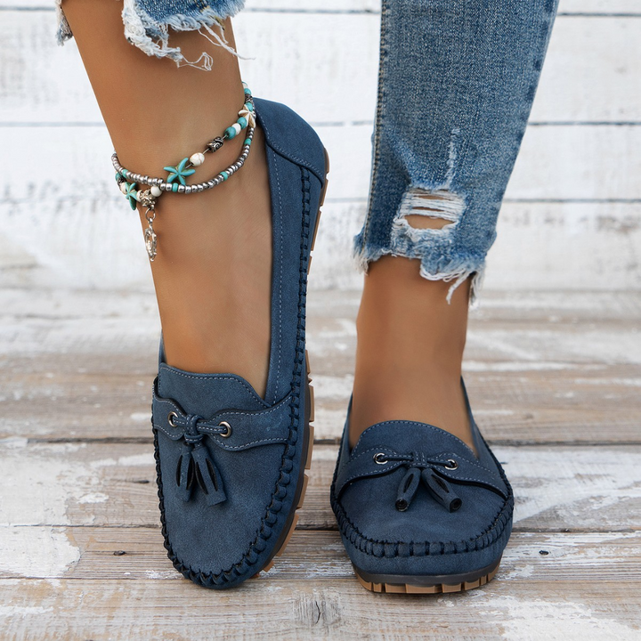 Emilee - Retro-Mocassini Piatte per Donne