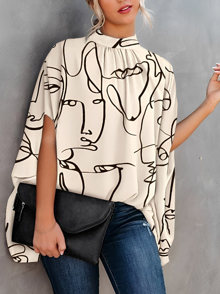Nicola - Camicetta elegante con flair per donne