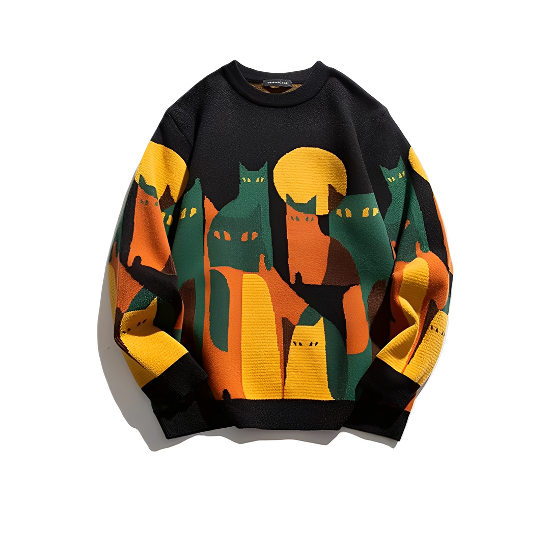 Jerome - Comodo maglione stampato per uomo