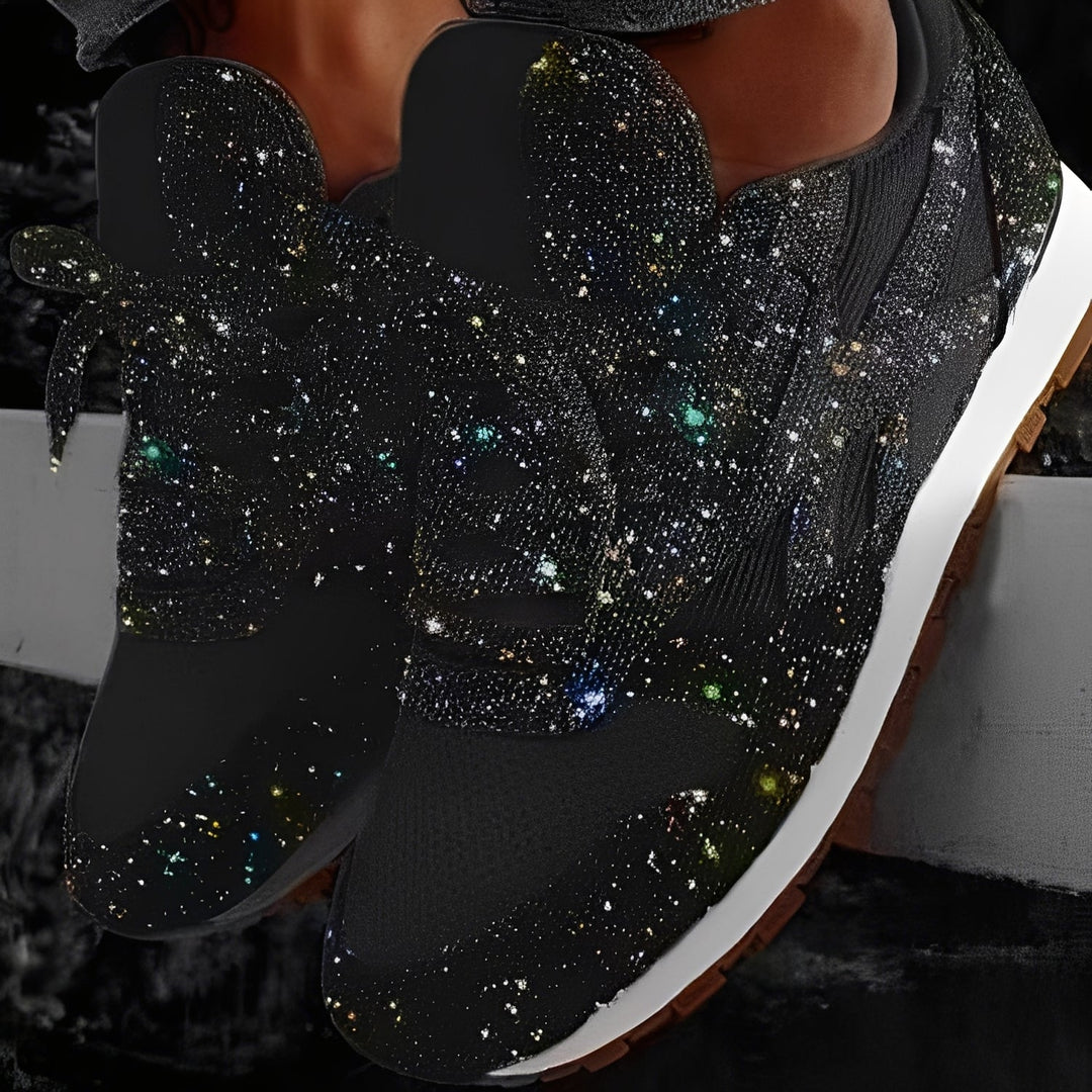 Kaycee - Sneaker Muffin casual luccicanti per donne