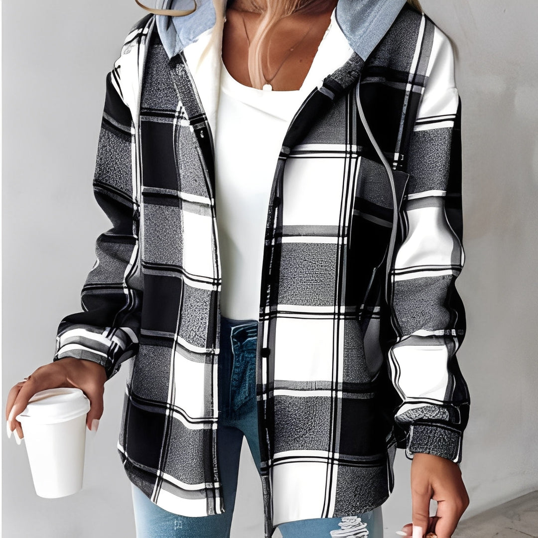 Briana - Giacca con cappuccio casuale e calda per donne