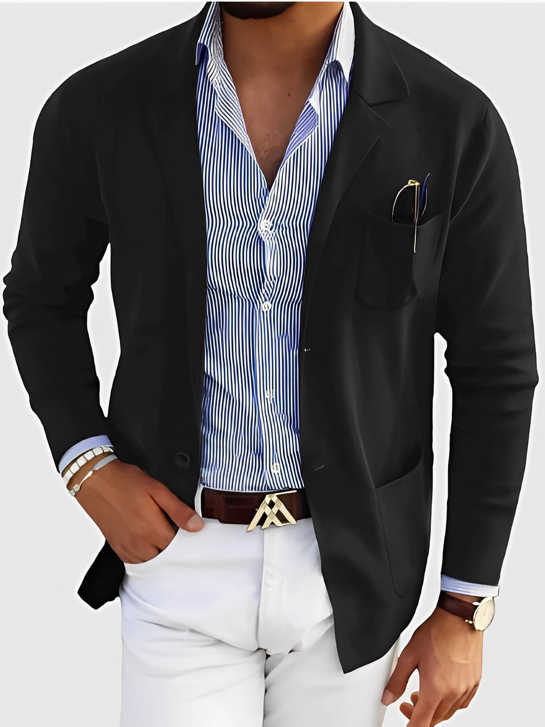 Jordan - Elegante Blazer con Tasche per Uomini