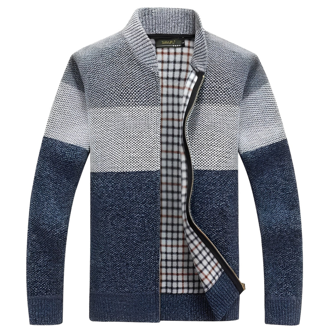 Samson - Giacca casual con fodera in pile per uomo