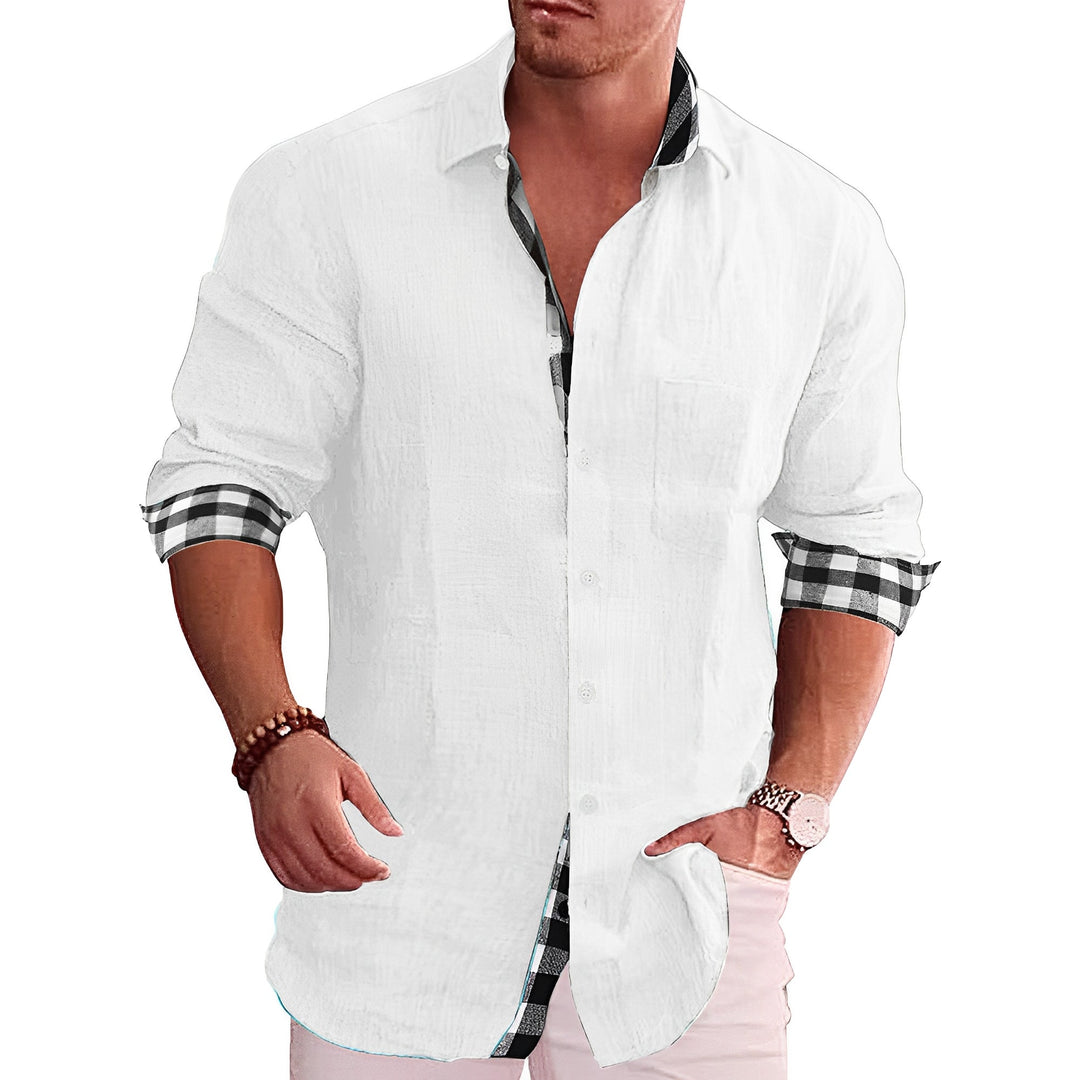 Elwood - Camicia Elegante a Maniche Lunghe per Uomo