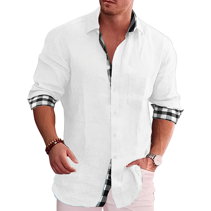 Elwood - Camicia Elegante a Maniche Lunghe per Uomo