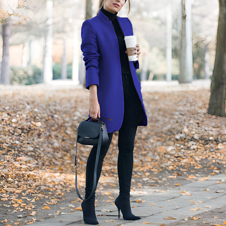 Jazmin - Blazer di lana colorato e casual per donne