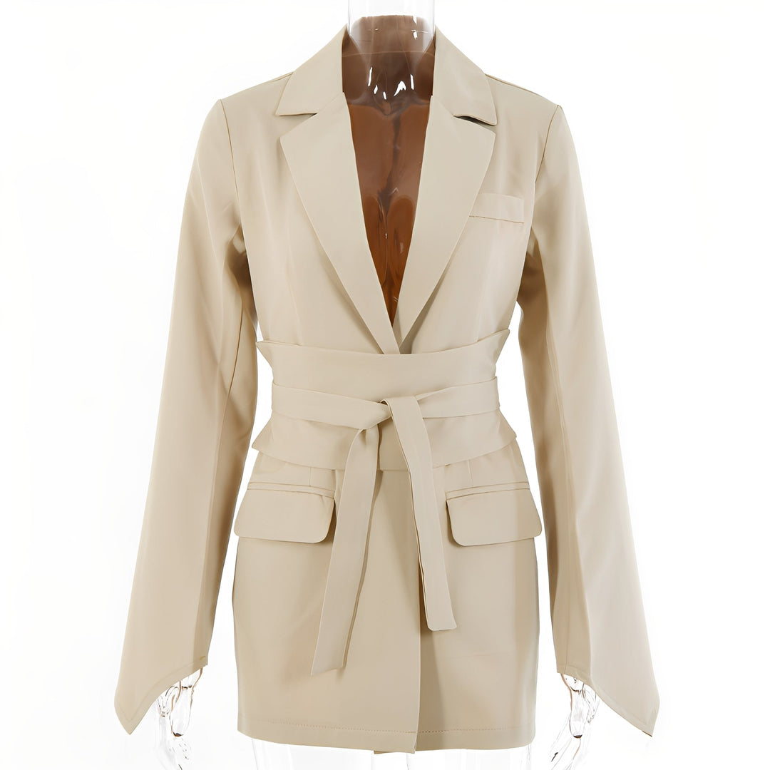 Malvina - Casula Blazer con cintura per donne