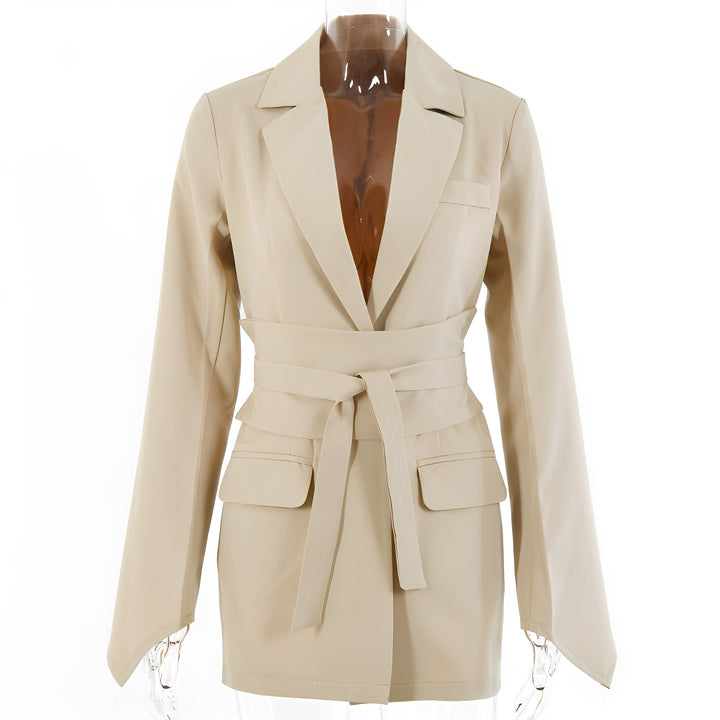 Malvina - Casula Blazer con cintura per donne