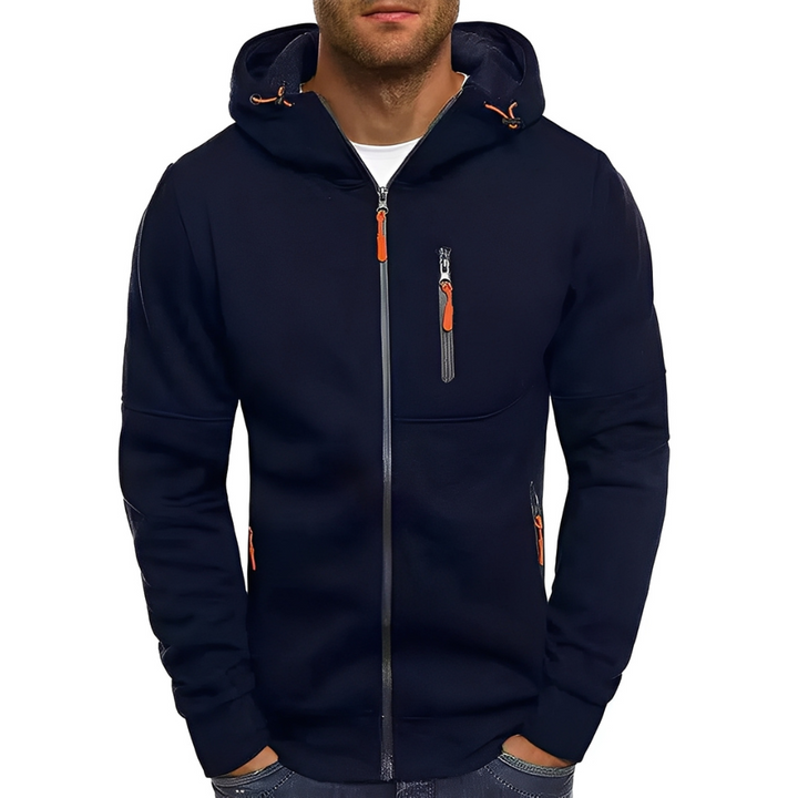 Miller - Giacca Casual Zip-Up con Cappuccio per Uomo