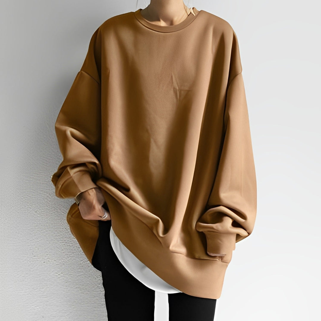 Abegail - Maglione lungo oversize per donne