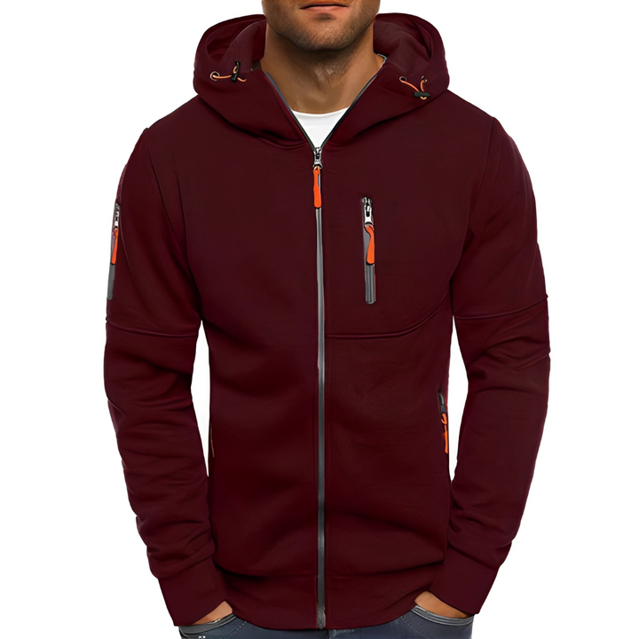 Miller - Giacca Casual Zip-Up con Cappuccio per Uomo